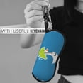 thumbnail image 5 of Cauagu Goose Holding an Umbrella Pattern Unisex Glasses Case,Zipper Protective Fabric Sunglass Case with Clip Soft Case Horizontal Protective Pouch for Sunglasses Eyewear, 5 of 6