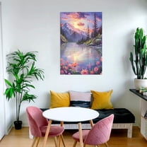 Canvas Wall Art Framed Canvas Print 12x18 Inch - Reflections