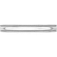 thumbnail image 2 of 14K White Gold 14Kw 3mm Ltw Milgrain Half Round Band Size 5.5 Made In United States wml030-5.5, 2 of 5
