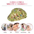thumbnail image 7 of Sigee Running Beagle for Women's Shower Cap Reusable Waterproof Hair Cap Large Shower Cap for Women Men, 7 of 7