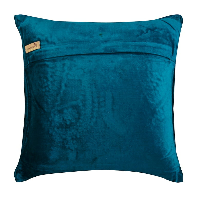 Peacock blue pillows deals