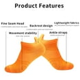 thumbnail image 3 of Hehanda 6 Pairs of Professional Outdoor Sports Socks Fitness Running with Quick-Drying Boat Socks, 3 of 7