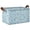 Floral- Light Blue, variant on Foldable Iron Frame Open Home Storage Bins 16.9×11.4×10 Inch Waterproof Nice Cube Shelf Baskets Orange