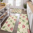 thumbnail image 2 of Green and Pink Dinosaur Pattern Kitchen Rugs Sets Of 3,Kitchen Runner Rugs Non Skid Washable,Decorative Kitchen Floor Mats for Kitchen,Sink,Laundry,17"x30"+ 17"x47" + 17"x59", 2 of 6