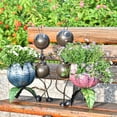 thumbnail image 6 of Sungmor Metal Home Garden Planters Outdoor 15" Ant Statues Decorative Flower Pots 2PCS, 6 of 8