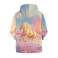 thumbnail image 6 of DISNIMO Horse Hoodie Girls Zip Up Hoodies Size 6-7 Kids Hoodie Jacket Girls Hoodie Coat Boys Hooded Sweatshirts Zipper Hoodie Sweatshirt Zippered Hoodie Children Fall Clothes Girls Animal Hoodie, 6 of 7