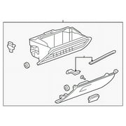 Genuine OE GM Glove Box Assembly - 22774184