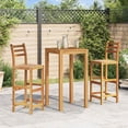 thumbnail image 1 of vidaXL Bar Chairs 2 pcs Solid Acacia Wood, 1 of 3