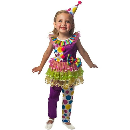 Cutie Clown Toddler Halloween Costume - Walmart.com