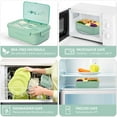thumbnail image 2 of Boite a Lunch Bento Pour Adulte et Enfant. 3 Compartiments avec ustensile, 2 of 4