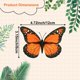 thumbnail image 3 of Wekity 30 Pcs 4.7' Monarch Butterfly Decorations Artificial Butterflies For Crafts 3d Magnet Butterfly Wall Decor Fake Monarch Butterfly To Decorate, 3 of 5