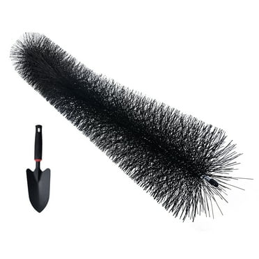 SKYSHALO 60 ft Long Gutter Guard Brush Bristle Leaf Guard 5.25" Diameter