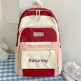 thumbnail image 3 of JSCDRPDWL Laptop Backpacks Women Work Backpack Back Pack for Women Airline Backpack Best Backpack Artist Backpack Overnight Backpack for Light Weight, Red One Size, 3 of 6