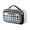 Black48, variant on Sleek Gray Pencil Case, Zipper Pouch for Students Desk Top Stand-up Storage and Travel, Versatile Pencil Pouch for Brushes Scissors and Daily Stationery Supplies