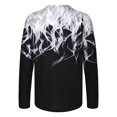 thumbnail image 4 of CEHVOM T-Shirt Décontracté pour Homme à Manches Longues, Col Rond, Imprimé, Couleur, Mode, Haut à Manches Longues, 4 of 4