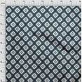 thumbnail image 3 of oneOone Viscose Chiffon Navy Blue Fabric Geometric Bandhani Craft Projects Decor Fabric Printed By The Yard 42 Inch Wide, 3 of 4