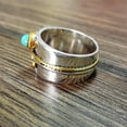 thumbnail image 5 of QQTDFG Vintage 925 Silver Turquoise Ring Women Man Wedding Party Gift Jewelry Size 6-10-#16-12, 5 of 7