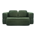 thumbnail image 2 of Sofacama Comprimido 2 plazas 200 x 120 x 68 cm para Sala Plegable Convertible Minimalista Multifuncional Bossa Nuvola Verde, 2 of 14