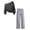AB61 Grey, variant on Bainana Sports Outfit Set For Girls Bow Print One Shoulder Sweatshirts And Pants Clothes Set Trendy Fall Winter Outfits For Kids Size 7-16 Years