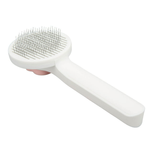 Cat Grooming Brush, Pets Comb Brush Tool Comfortable Easy To For Home Pink
