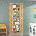 thumbnail image 5 of SUNALLY Over The Door Pantry Organizer, 8-Tier Pantry Organization and Storage, Metal Hanging Spice Rack for Kitchen, Laundry, Bathroom, Back of Door Seasoning Rack 8 Baskets, White, 5 of 7