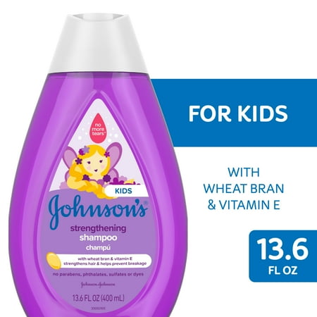 Johnson's Strengthening Tear-Free Kids' Shampoo, 13.6 fl. oz