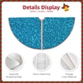 thumbnail image 5 of Kll Blue Glitter Christmas Tree Skirt 30",Party Decorations Farmhouse For Christmas Decorations Holiday Party, 5 of 8