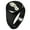Black, variant on Sterling Silver Live to Run Engraved Round Flat Top Polished Ring
