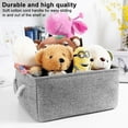 thumbnail image 6 of Dznils Fabric Storage Bin Basket Box Closet Organizer Drawer Container Household Storage Boxes with Carrying Handles for Toy,Books,Clothes, 6 of 9