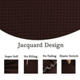 thumbnail image 7 of PiccoCasa Jacquard Sofa Slipcover Strech Thick 3 Seater Couch Cover, Coffee Color, 7 of 7