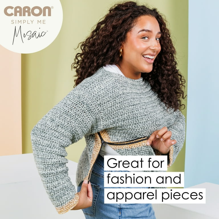 Caron® Simply Me Mosaic™ #5 Bulky Blend Yarn, High Tide 5oz/140g