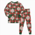 thumbnail image 6 of sdbrld Girls Christmas Pajamas Outfit for Kids Long Sleeve Sleepwear Tops and Pants 2Pcs Xmas Holiday PJs Sets Sizes 7-8 Years, 6 of 9