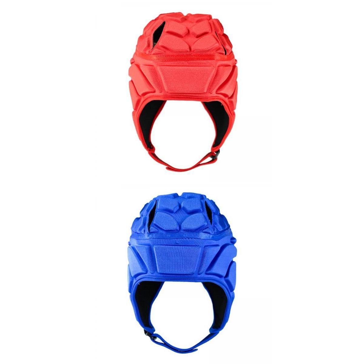 2x Condre Rugby Scrum Hockey Head Protector Head Cover blue and red M