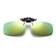thumbnail image 1 of Clip-on Sunglasses Gold Mirror Glass 40x58mm Gold, 1 of 5
