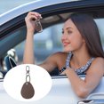 thumbnail image 6 of Uxcell Leather Key Fob, 2 Pack Leather Key Fobs DIY Keychain Holder for Home Office Keys, Brown, 6 of 6