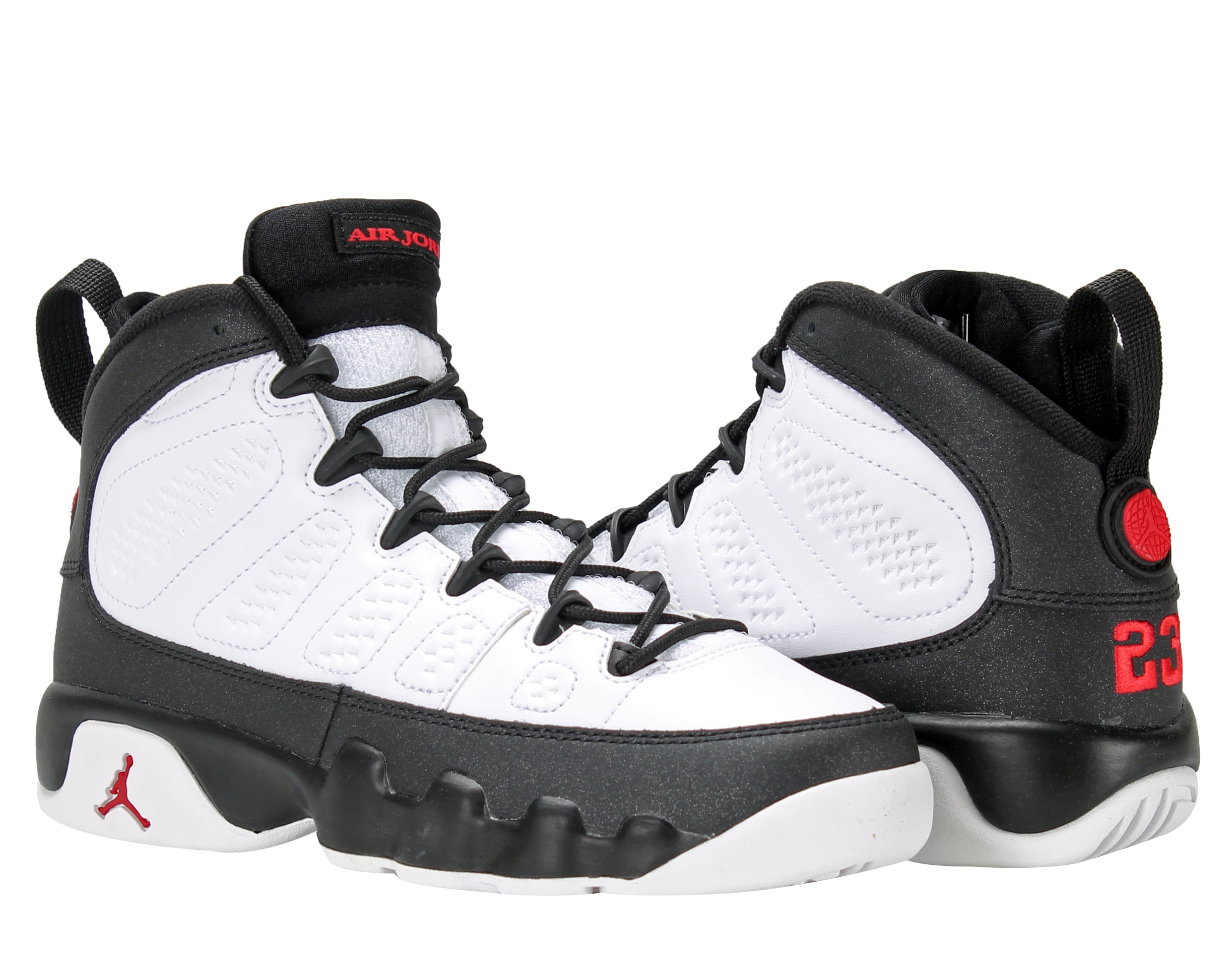 equivocado Cadera papa Nike Boys Air Jordan 9 Retro BG "Playoff" White/Red-Black 302359-112 -  Walmart.com
