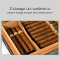 thumbnail image 3 of Small Cigar Humidor with Humidifier - Capacity: 25 Cigars - Color: Black, 3 of 5