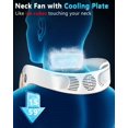 thumbnail image 2 of Aire acondicionado portátil recargable Neck Fan QMKKX, blanco, 2 of 7