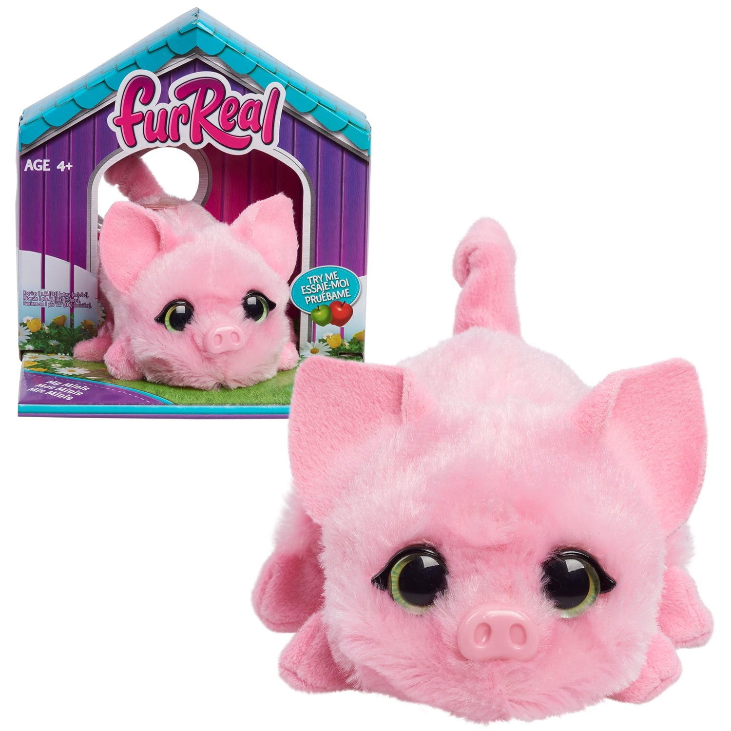 furReal Newborns Kitty Interactive Pet, Small Plush Stuffed Animal