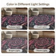 thumbnail image 7 of ODIKA 4'x6' Washable Area Rug Non-Slip, Chair-Friendly, Flatwoven Nebula Starry Meteorite Vortex Motif Uranus Themed Theme Galaxy Flowing Dynamic for Home Office, Under Desk, 7 of 7