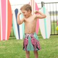 thumbnail image 4 of FORMRS Boys Swim Trunks Quick Dry Mesh Liner Boardshorts Sizes XS-XL, Pink Cheetah, 4 of 7