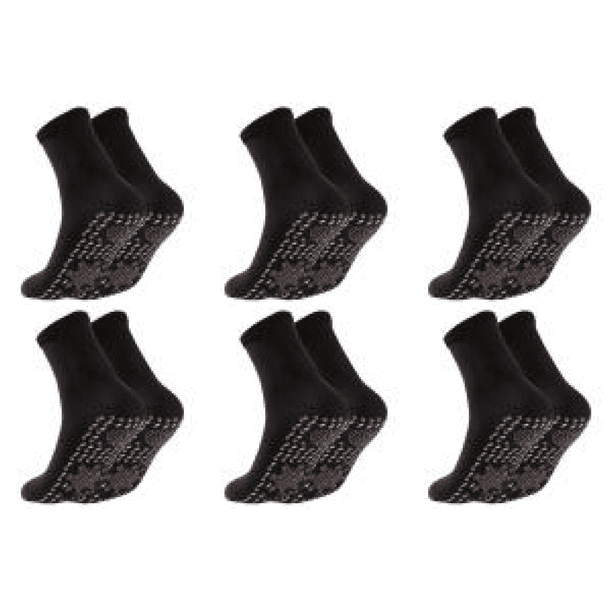 Calcetines Turmalina Acupresión Autocalentamiento Calentado Cómodo para Mujeres Hombres