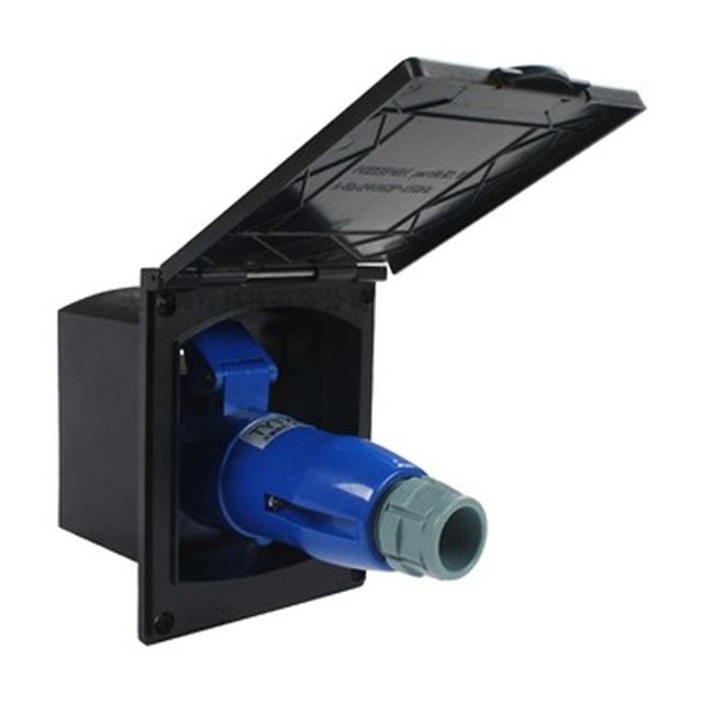 RV Camper 16A External Flush Hook Up Waterproof Socket Apply To Caravan Camper Accessories ,RV Tool