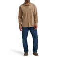 thumbnail image 2 of Wrangler® Men's and Big Men's Relaxed Fit Long Sleeve Woven Shirt, S-5XL, 2 of 5