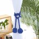 thumbnail image 2 of 2 unids/lote accesorios de decoración del hogar cortina alzapaños soporte de bola Clip para cortinas de ventana (azul oscuro), 2 of 8
