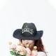 thumbnail image 4 of Sombrero de vaquero Hugo 2 Piezas negro y rosa, 4 of 6