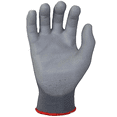 thumbnail image 4 of WOLF Industrial Polyurethane Palm Coated Nylon Shell Work Gloves - Gray, Extra Large (Pack of 72), 4 of 6