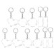 thumbnail image 4 of 24 llaveros acrílicos en blanco, llaveros acrílicos a granel, colgantes de llaveros acrílicos en blanco, 4 of 6