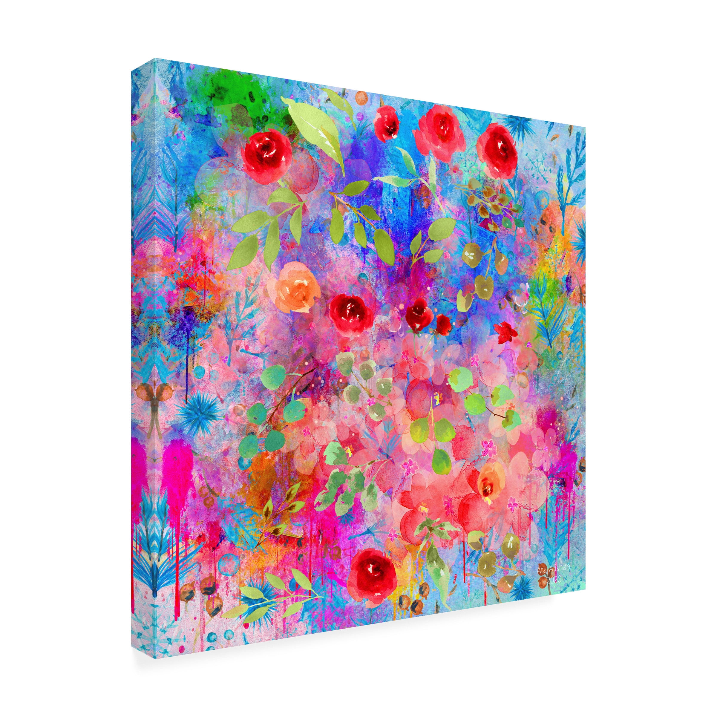 Ata Alishahi 'Sea Of Colors 4A' Canvas Art