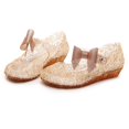 thumbnail image 6 of Jelly Shoes for Girls Birthday Sandals for Girls Toddler Glitter Sandals Dress Sandals,Toddler Girl Sandals/Toddler Boy Sandals(Color:GD,Size:10), 6 of 6